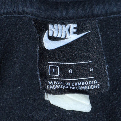 Mens UK Size L Nike Black Pullover Hoodie
