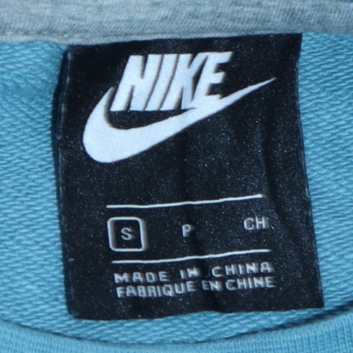 Mens UK Size S Nike Blue Pullover Sweatshirt