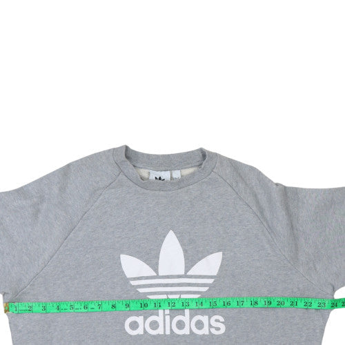 Mens UK Size L adidas Grey Pullover Sweatshirt