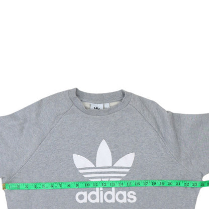 Mens UK Size L adidas Grey Pullover Sweatshirt