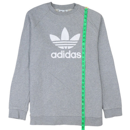 Mens UK Size L adidas Grey Pullover Sweatshirt