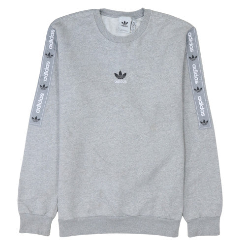 Mens UK Size M adidas Grey Pullover Sweatshirt