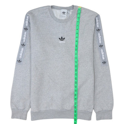 Mens UK Size M adidas Grey Pullover Sweatshirt