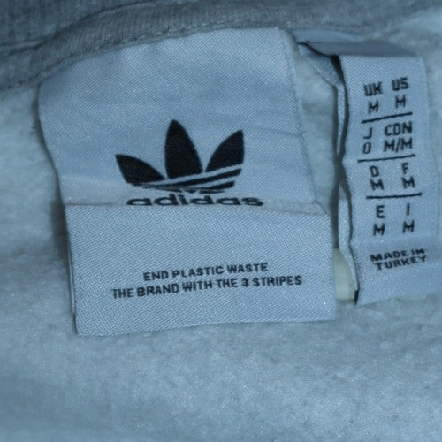 Mens UK Size M adidas Grey Pullover Sweatshirt