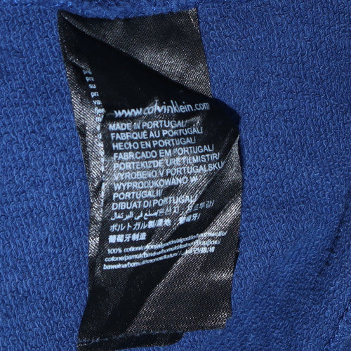 Mens UK Size 2XL Calvin Klein Jeans Blue Pullover Sweatshirt