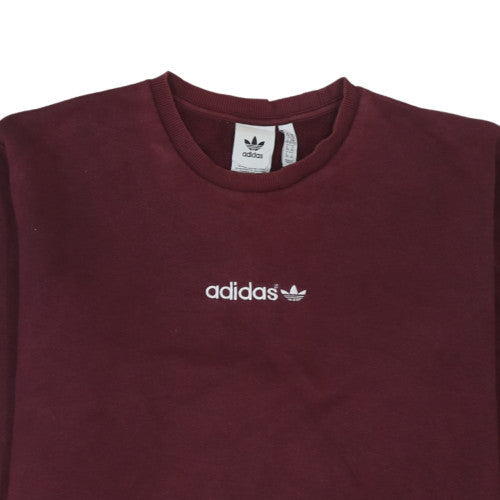Mens UK Size 2XL adidas Red Pullover Sweatshirt