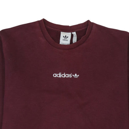 Mens UK Size 2XL adidas Red Pullover Sweatshirt