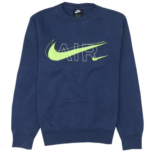 Mens UK Size XS Nike Blue Pullover Sweatshirt