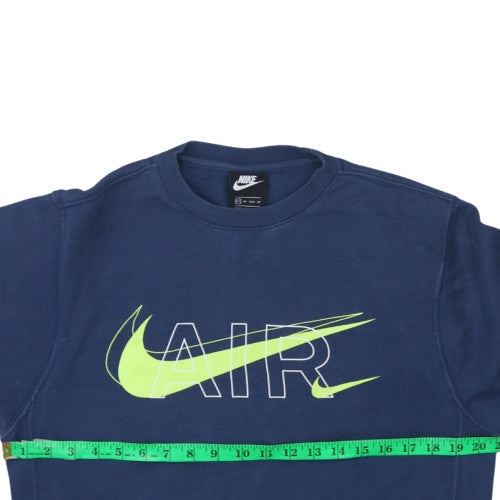 Mens UK Size XS Nike Blue Pullover Sweatshirt