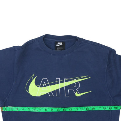 Mens UK Size XS Nike Blue Pullover Sweatshirt