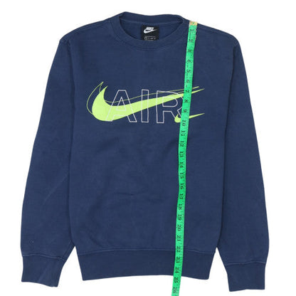 Mens UK Size XS Nike Blue Pullover Sweatshirt