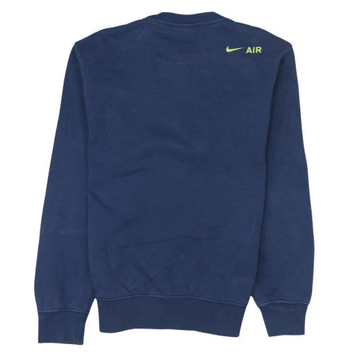 Mens UK Size XS Nike Blue Pullover Sweatshirt