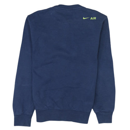 Mens UK Size XS Nike Blue Pullover Sweatshirt