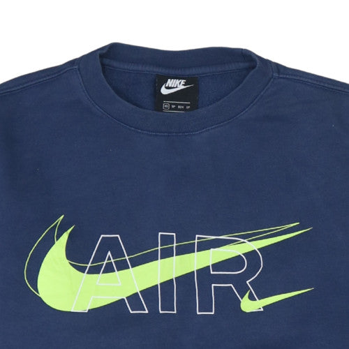 Mens UK Size XS Nike Blue Pullover Sweatshirt