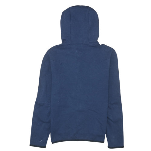 Mens UK Size S Nike Blue Full Zip Hoodie