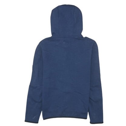 Mens UK Size S Nike Blue Full Zip Hoodie