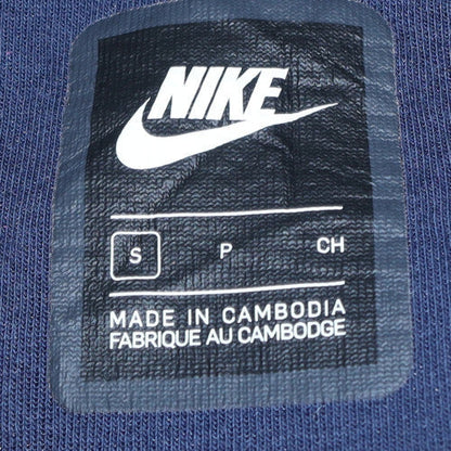 Mens UK Size S Nike Blue Full Zip Hoodie