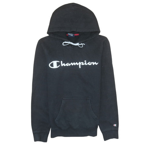 Mens UK Size XS Champion Black Pullover Hoodie