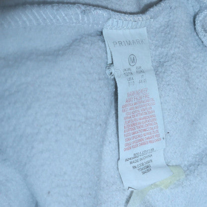 Womens UK Size M Primark White Pullover Hoodie