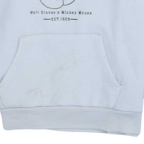 Womens UK Size M Primark White Pullover Hoodie