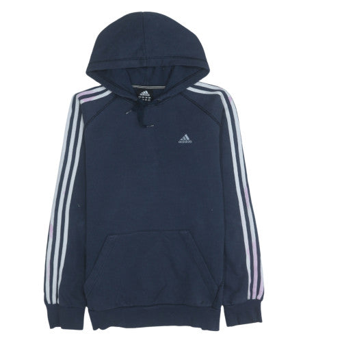 Mens UK Size M adidas Blue Pullover Hoodie