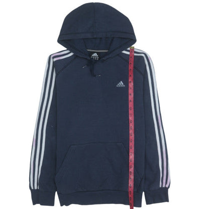 Mens UK Size M adidas Blue Pullover Hoodie