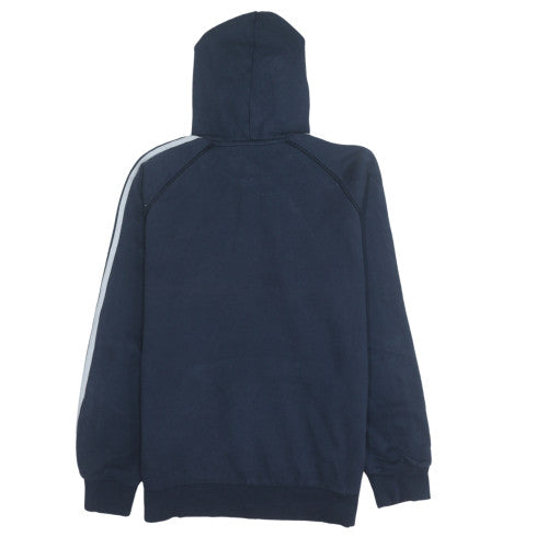 Mens UK Size M adidas Blue Pullover Hoodie
