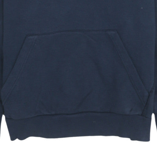 Mens UK Size M adidas Blue Pullover Hoodie