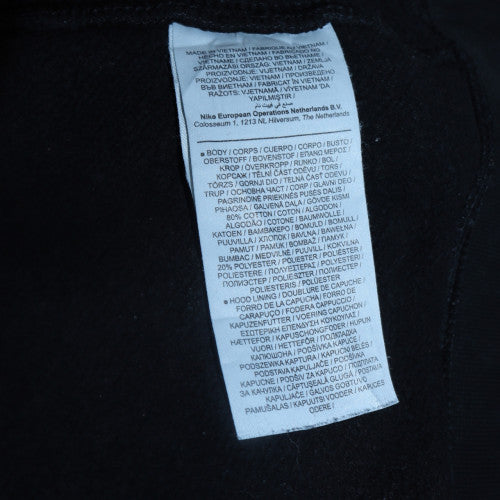 Mens UK Size S Nike Black Pullover Hoodie