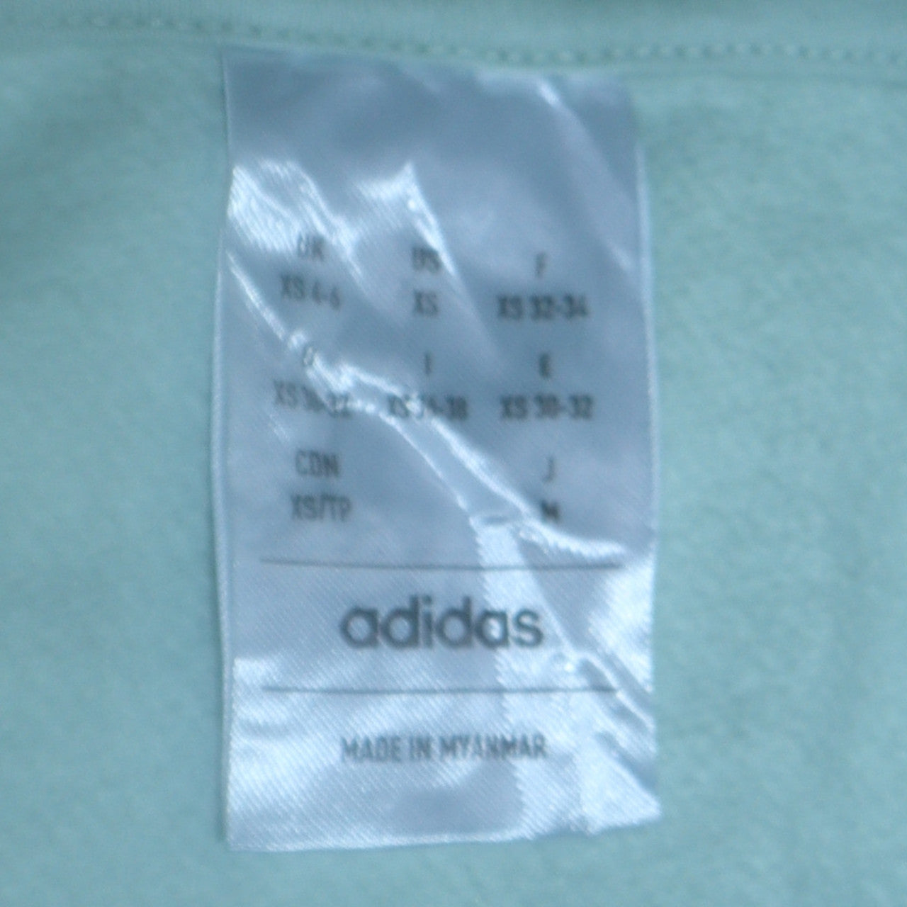 Womens UK Size XS adidas Green Pullover Hoodie