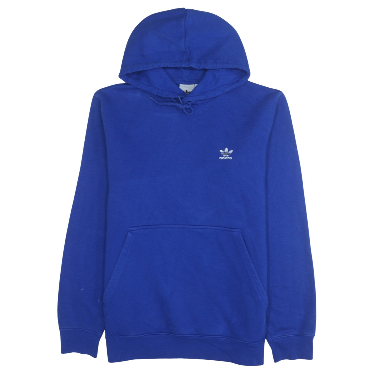 Mens UK Size L adidas Blue Pullover Hoodie