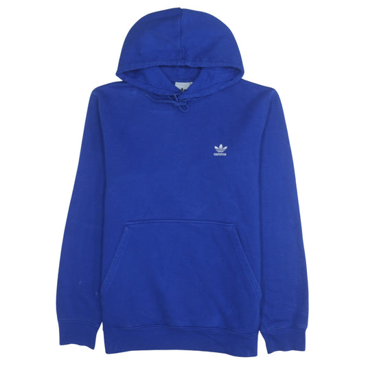 Mens UK Size L adidas Blue Pullover Hoodie
