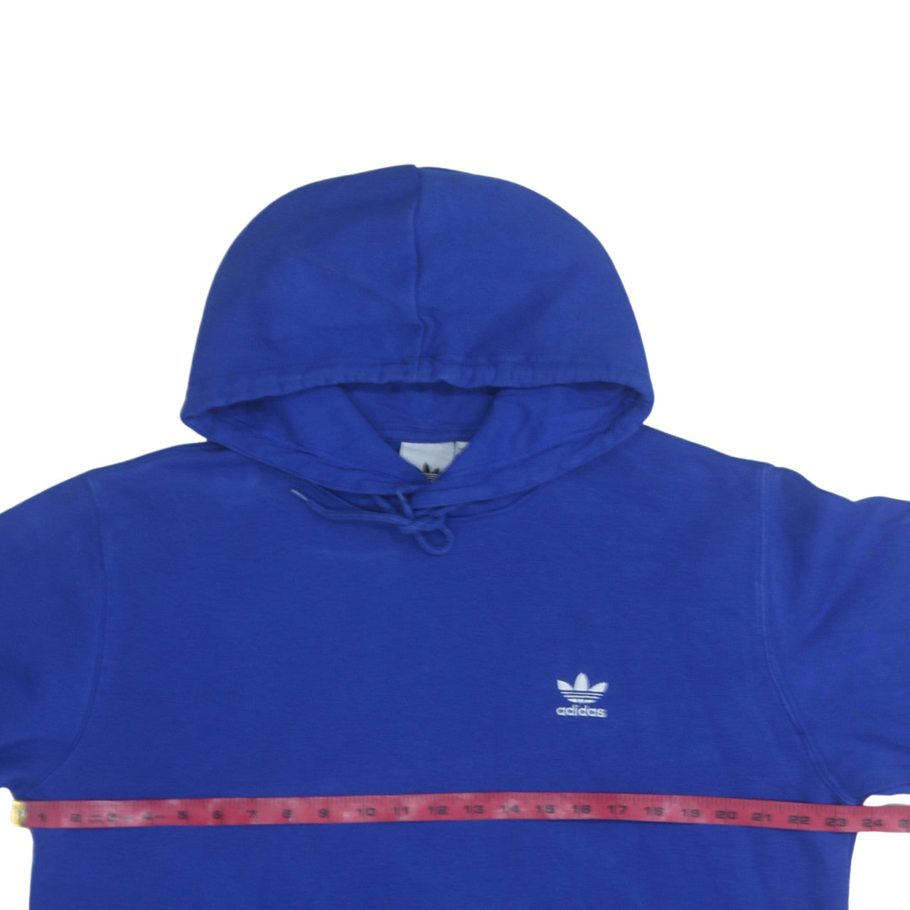 Mens UK Size L adidas Blue Pullover Hoodie