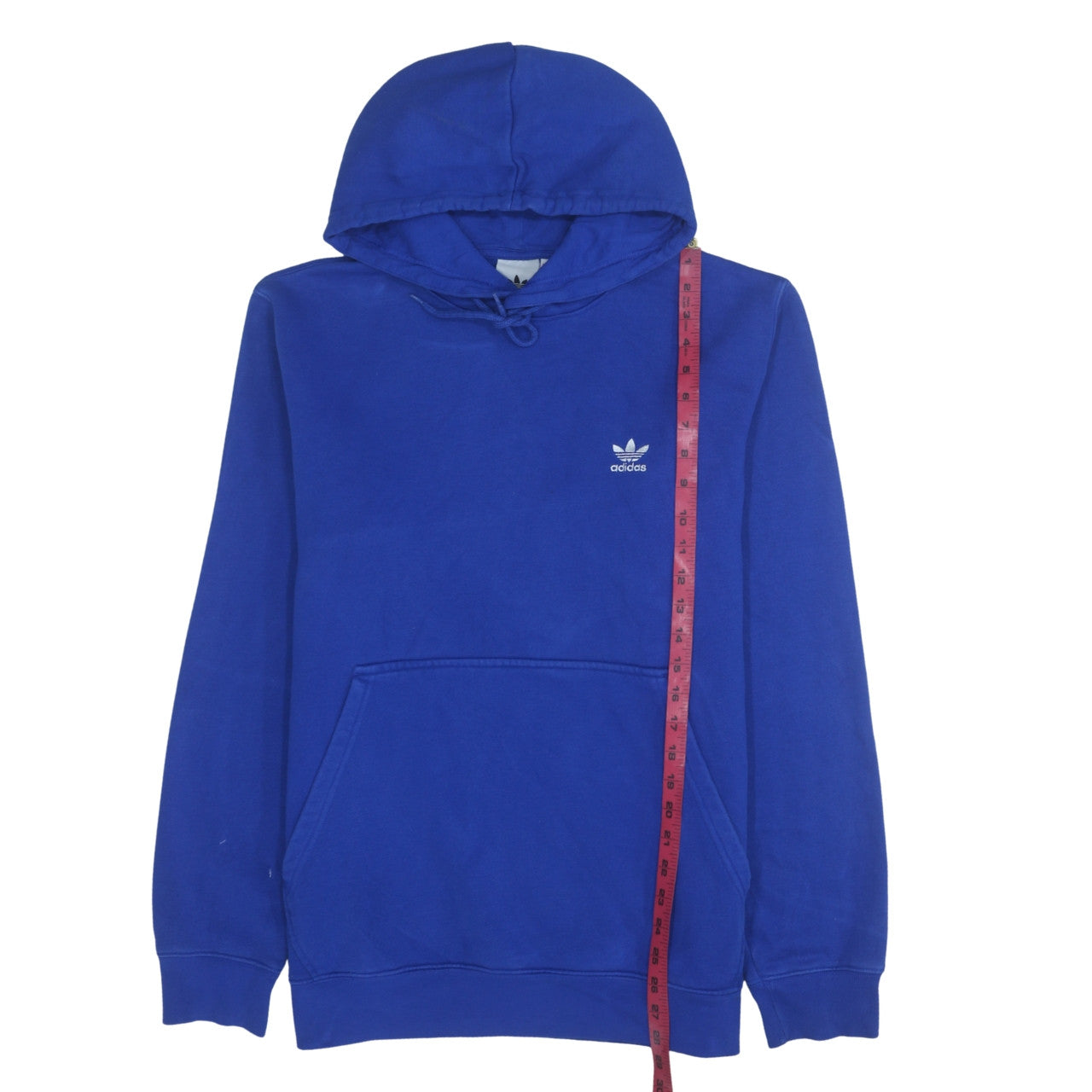 Mens UK Size L adidas Blue Pullover Hoodie