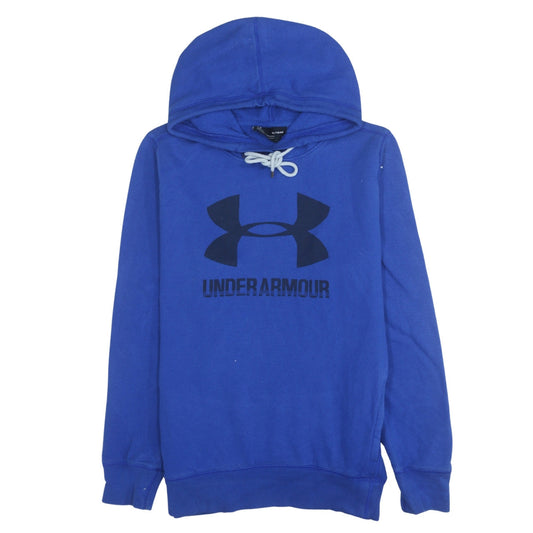 Mens UK Size XL Under armour Blue Pullover Hoodie