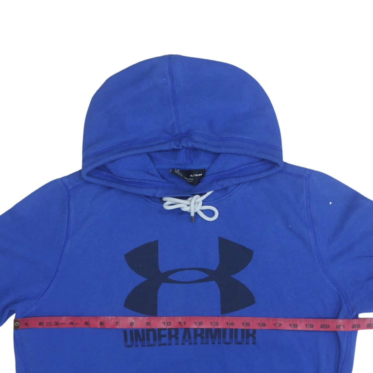 Mens UK Size XL Under armour Blue Pullover Hoodie