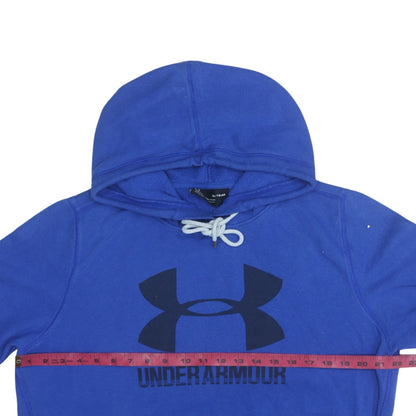 Mens UK Size XL Under armour Blue Pullover Hoodie