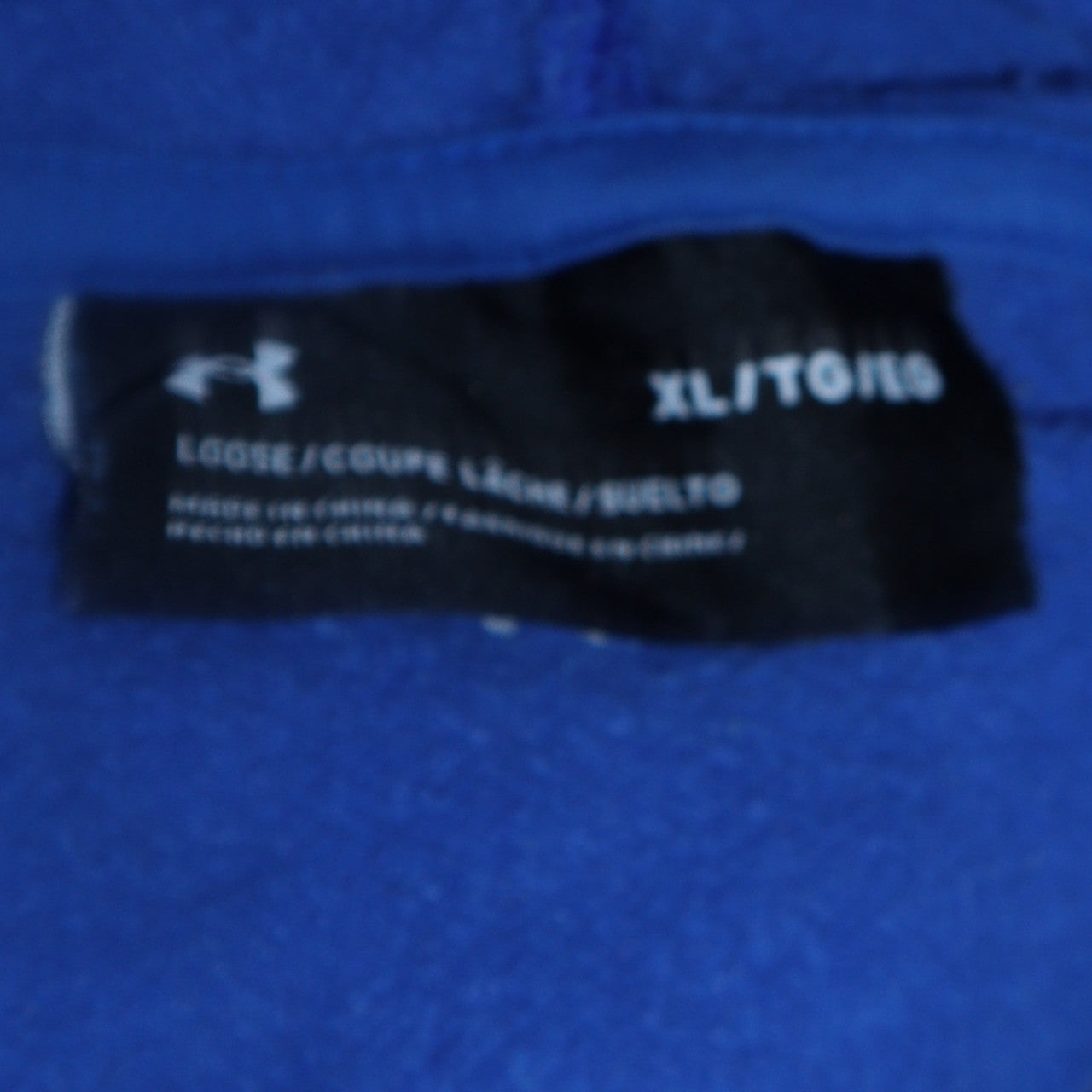 Mens UK Size XL Under armour Blue Pullover Hoodie