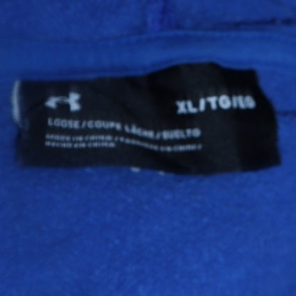 Mens UK Size XL Under armour Blue Pullover Hoodie
