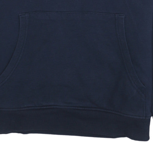 Mens UK Size M U.S. Polo Assn. Blue Pullover Hoodie