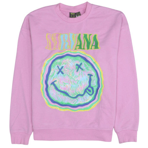 Womens UK Size XS Primark Pink Pullover Sweatshirt