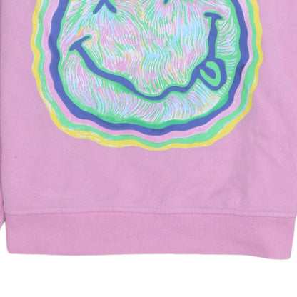 Womens UK Size XS Primark Pink Pullover Sweatshirt
