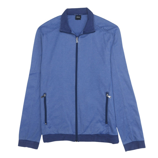 Mens UK Size L HUGO BOSS Blue Gym & Training Casual Walking Jacket