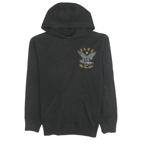 Mens UK Size M VANS Black Pullover Hoodie