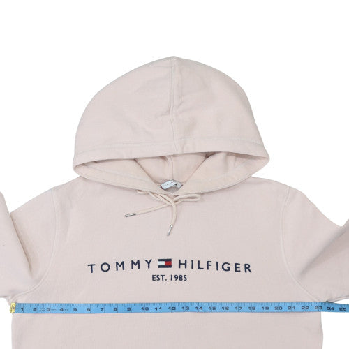 Womens UK Size L Tommy Hilfiger Beige Pullover Hoodie