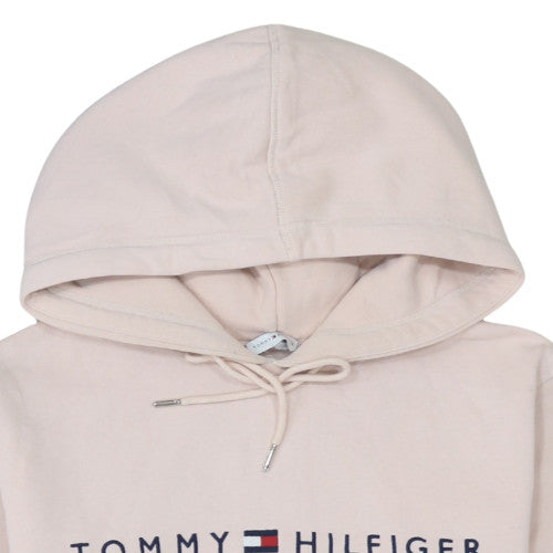 Womens UK Size L Tommy Hilfiger Beige Pullover Hoodie