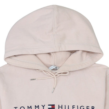 Womens UK Size L Tommy Hilfiger Beige Pullover Hoodie