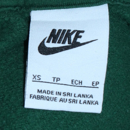 Womens UK Size XS Nike Green Pullover Hoodie