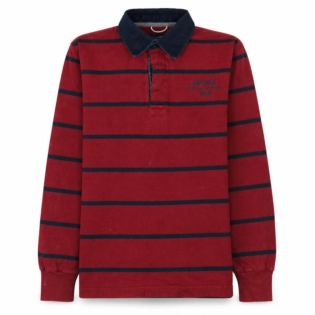 Mens UK Size M GANT Red Henley Sweatshirt