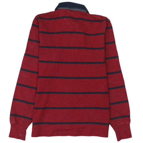 Mens UK Size M GANT Red Henley Sweatshirt
